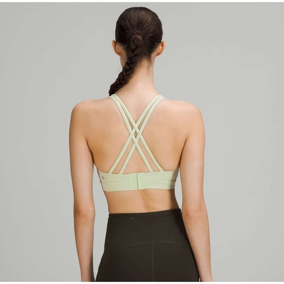 lululemon athletica Other - Lululemon Energy Adjustable Bra *Medium‎ Support, B–D Cups Creamy Mint Sz 10